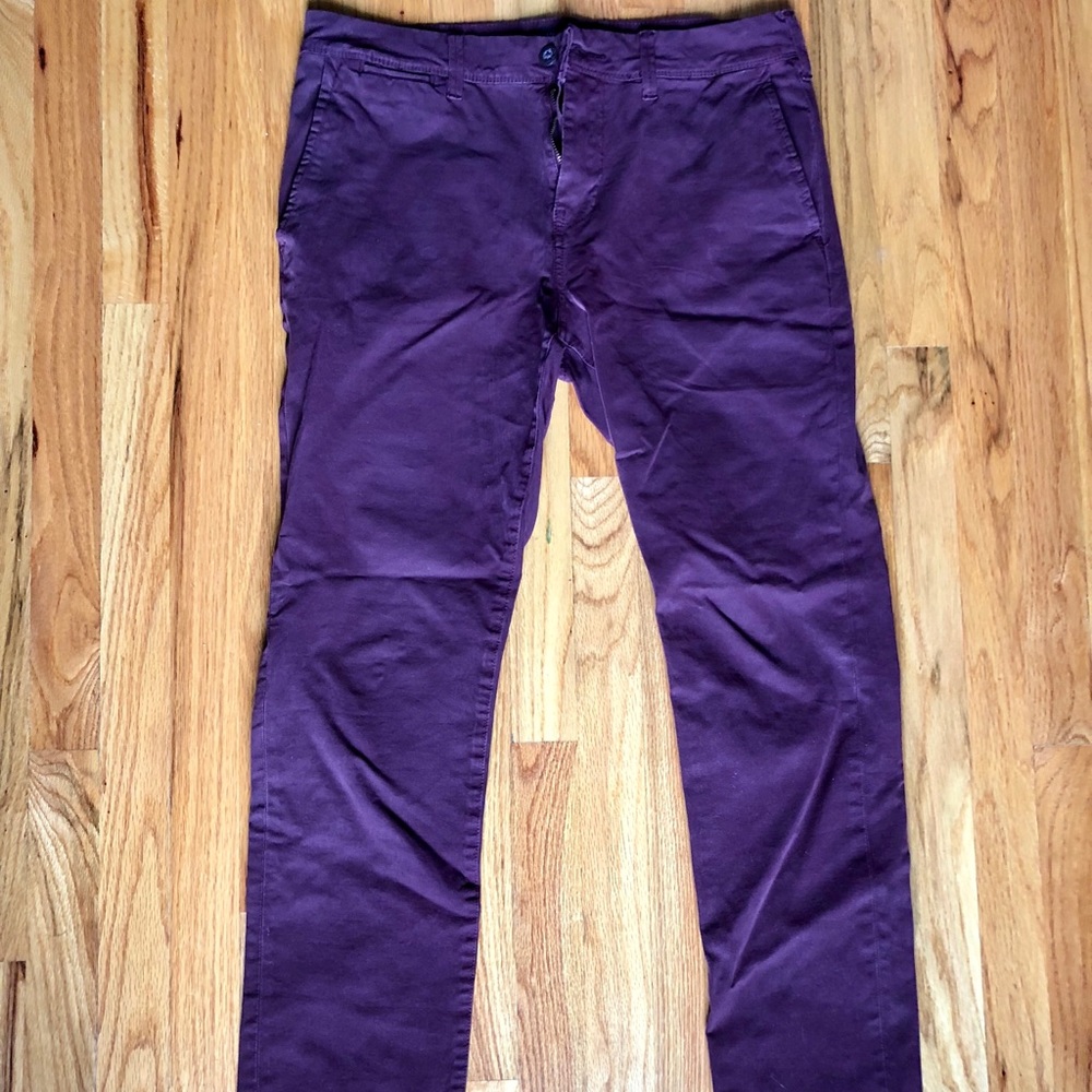 American Eagle Maroon Khaki pant
